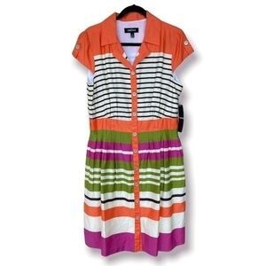Chetta B NWT Cotton Dress Size 12